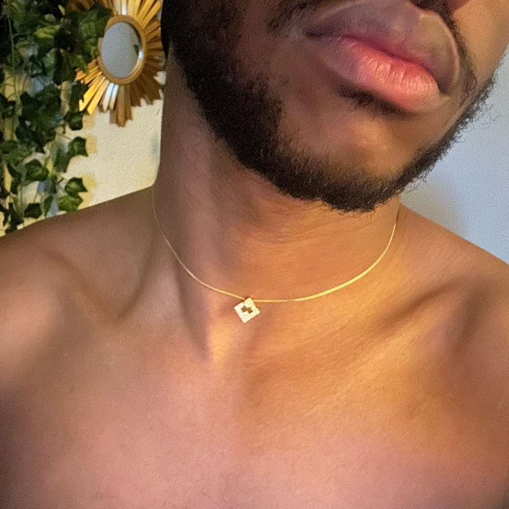 Givenchy Gold and Silver Necklace Minimalist Design